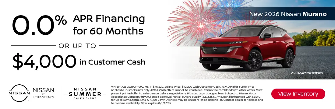 New 2026 Nissan Murano