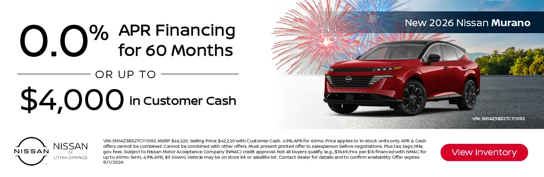 New 2026 Nissan Murano