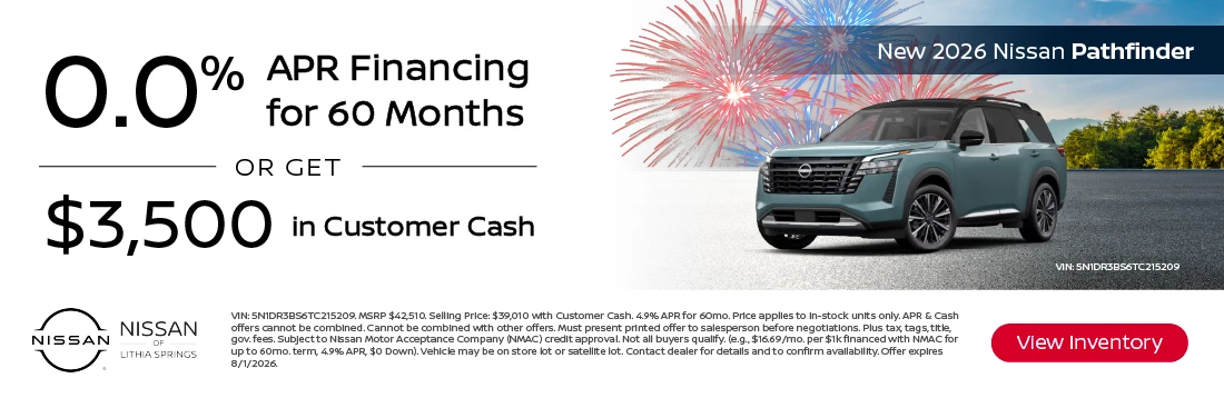 New 2026 Nissan Pathfinder