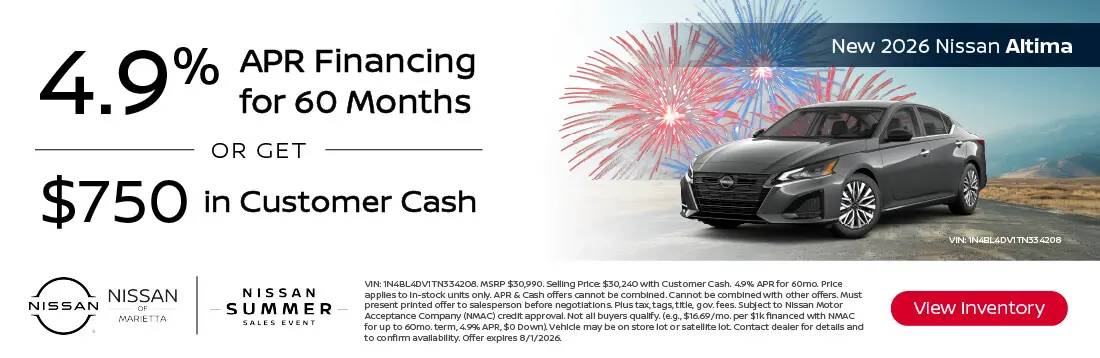 New 2026 Nissan Altima