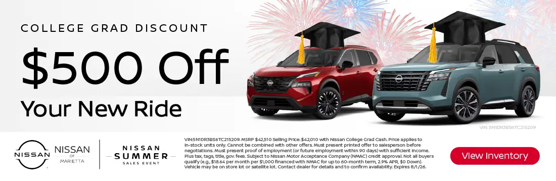 COLLEGE GRAD DISCOUNT