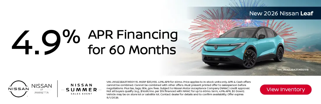 New 2026 Nissan Leaf