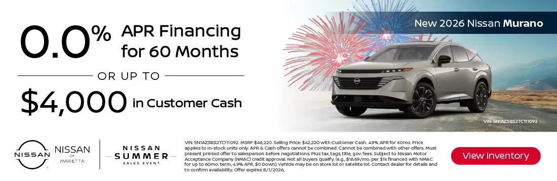 New 2026 Nissan Murano