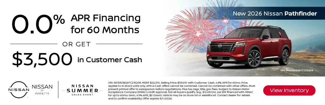 New 2026 Nissan Pathfinder