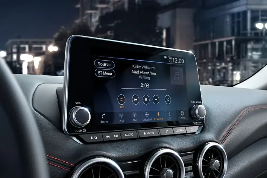 Closer look at the 2025 Nissan Sentra Console