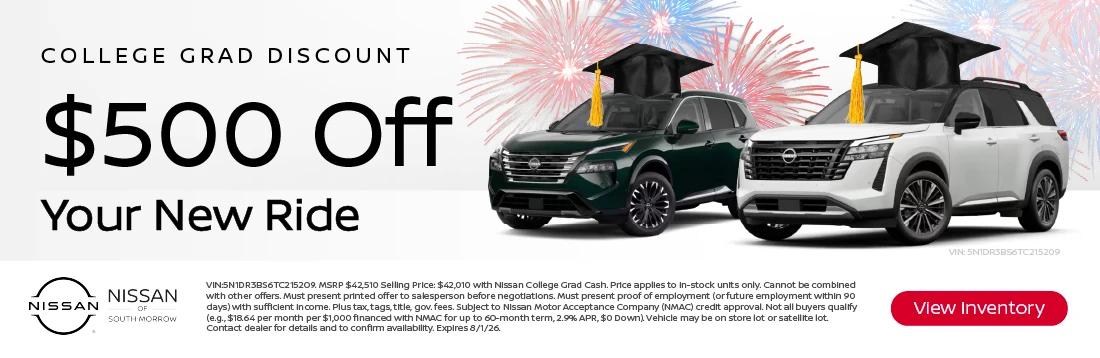 COLLEGE GRAD DISCOUNT