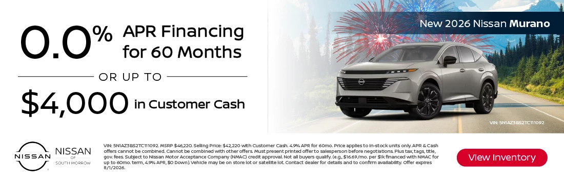 New 2026 Nissan Murano