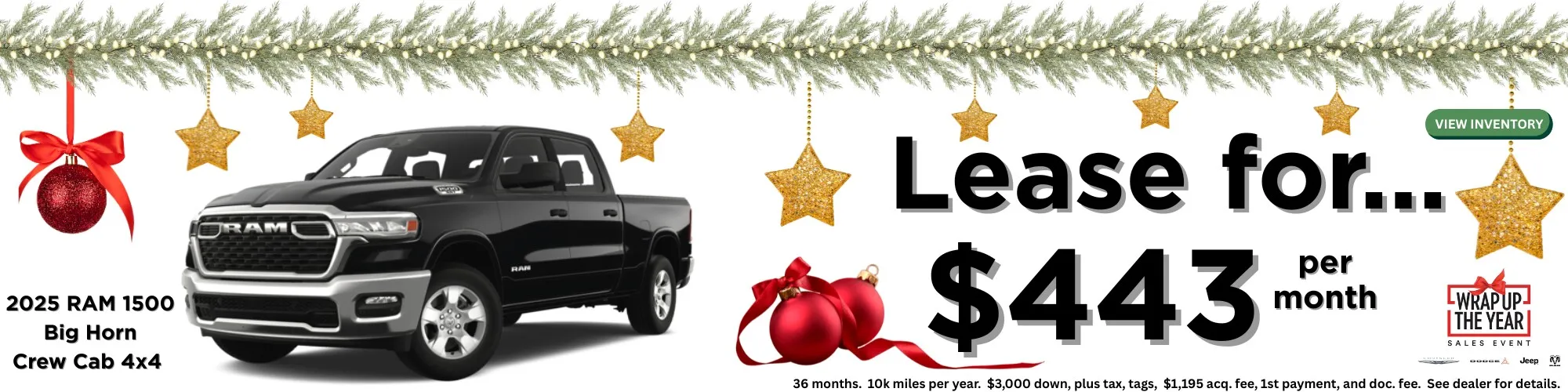 2025 RAM 1500 Big Horn Crew Cab 4x4