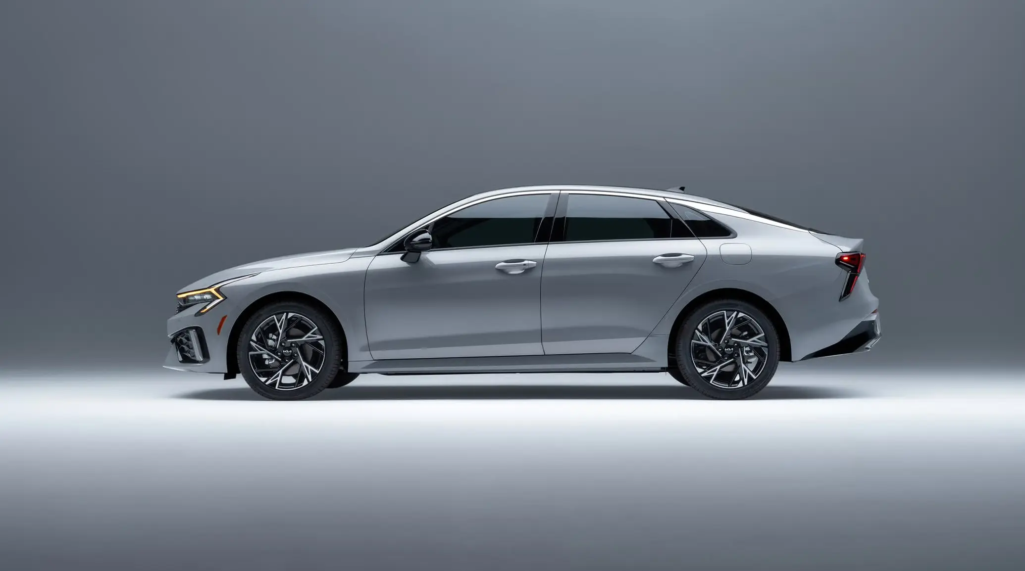 2027 Kia K5 exterior, three-quarter view