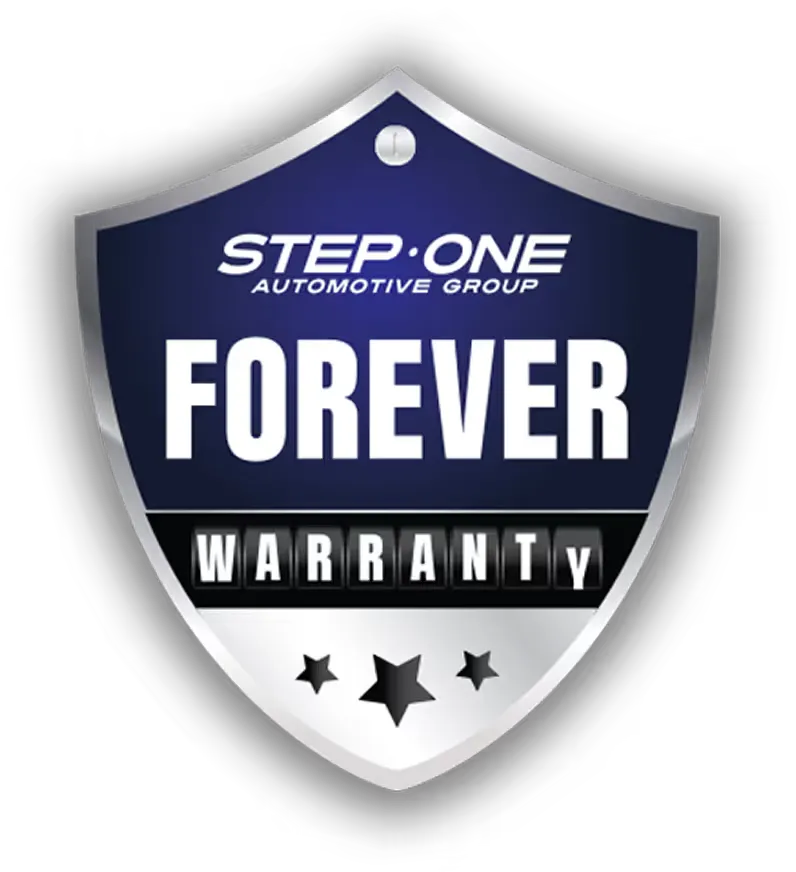 Step one forever warranty logo