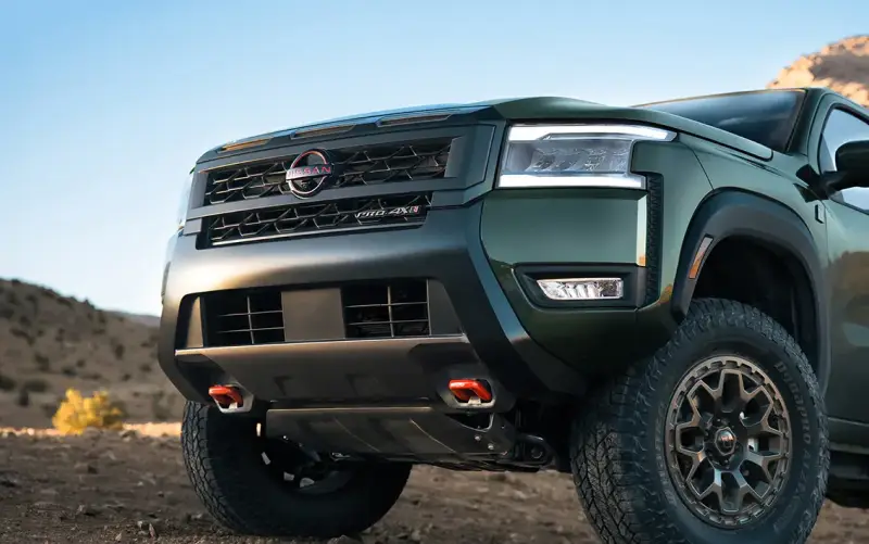 Nissan Truck on a mountainside