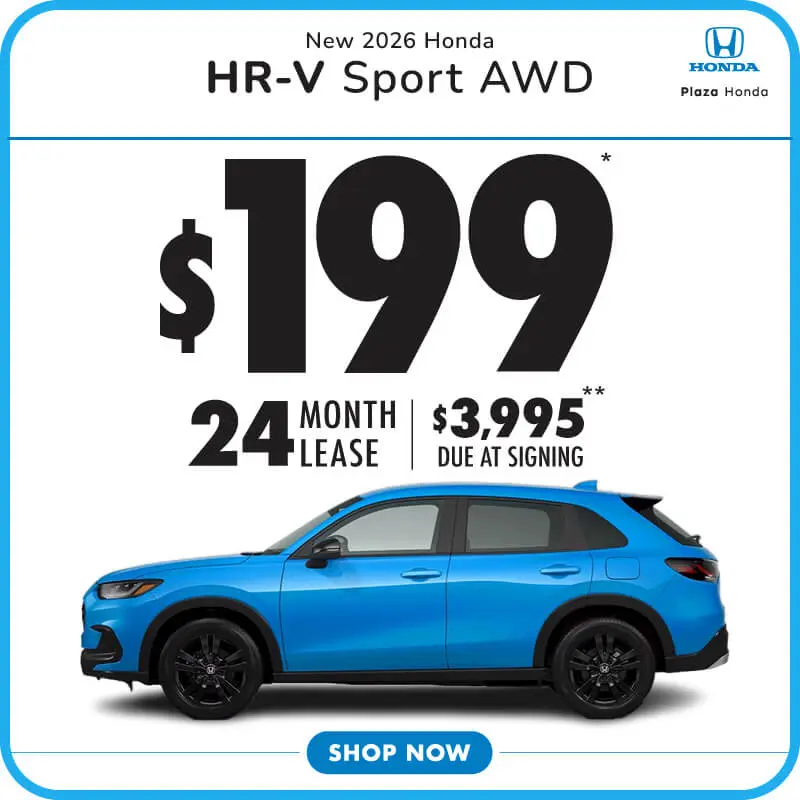 2026 Honda HR-V Sport AWD Lease