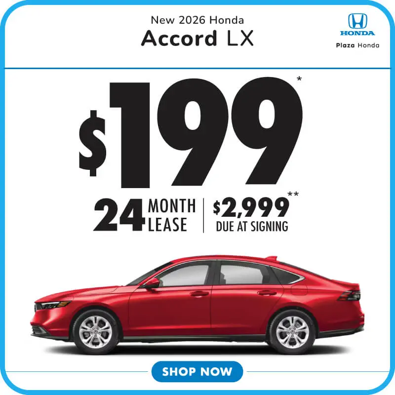 2026 Honda Accord LX Lease