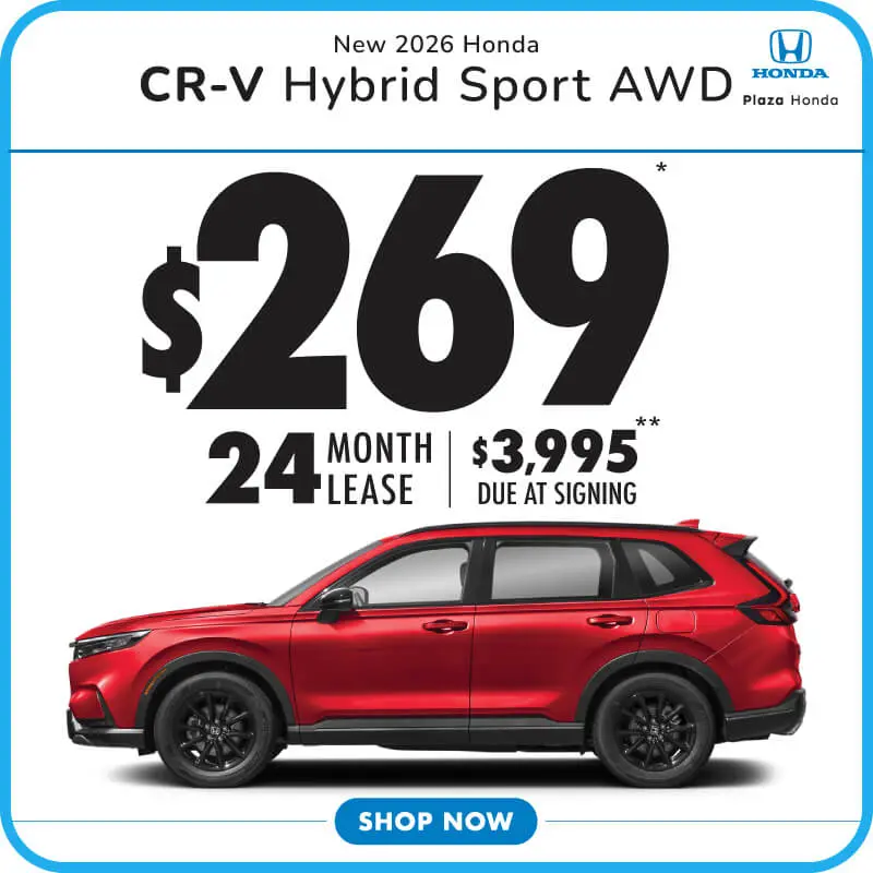 2026 Honda CR-V Hybrid Sport AWD Lease
