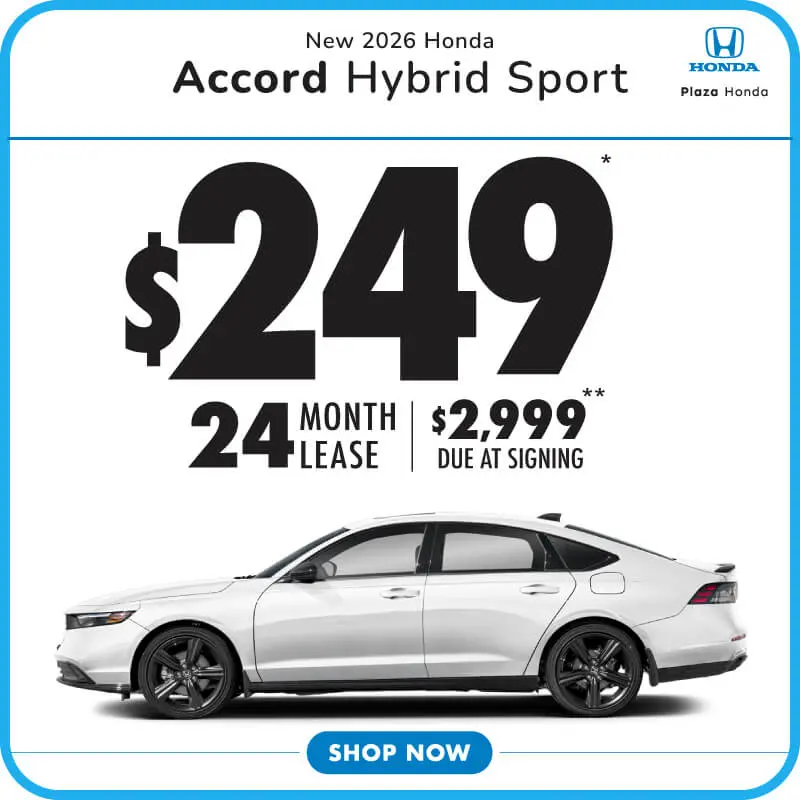 2026 Honda Accord Hybrid Sport Lease