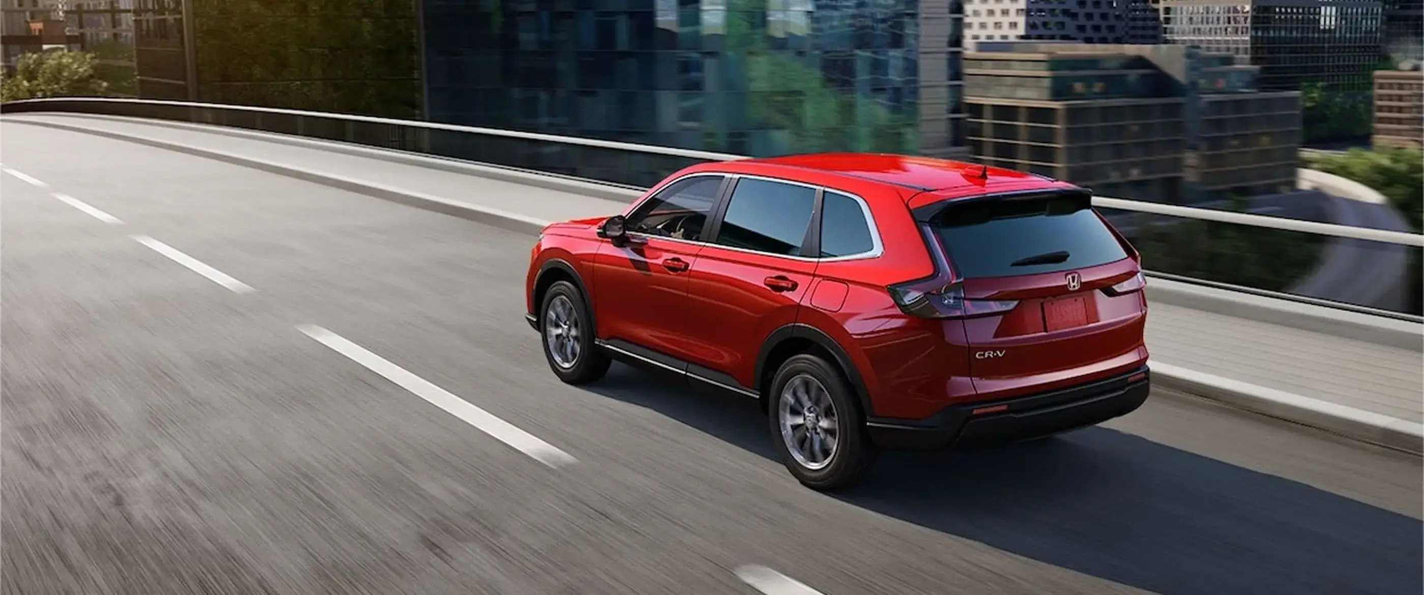 2027 Honda CR-V compact SUV exterior side profile, available at Plaza Honda in Brooklyn, NY