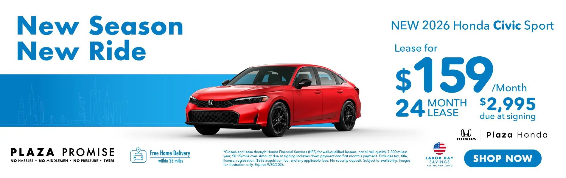 2026 Honda Civic Sport