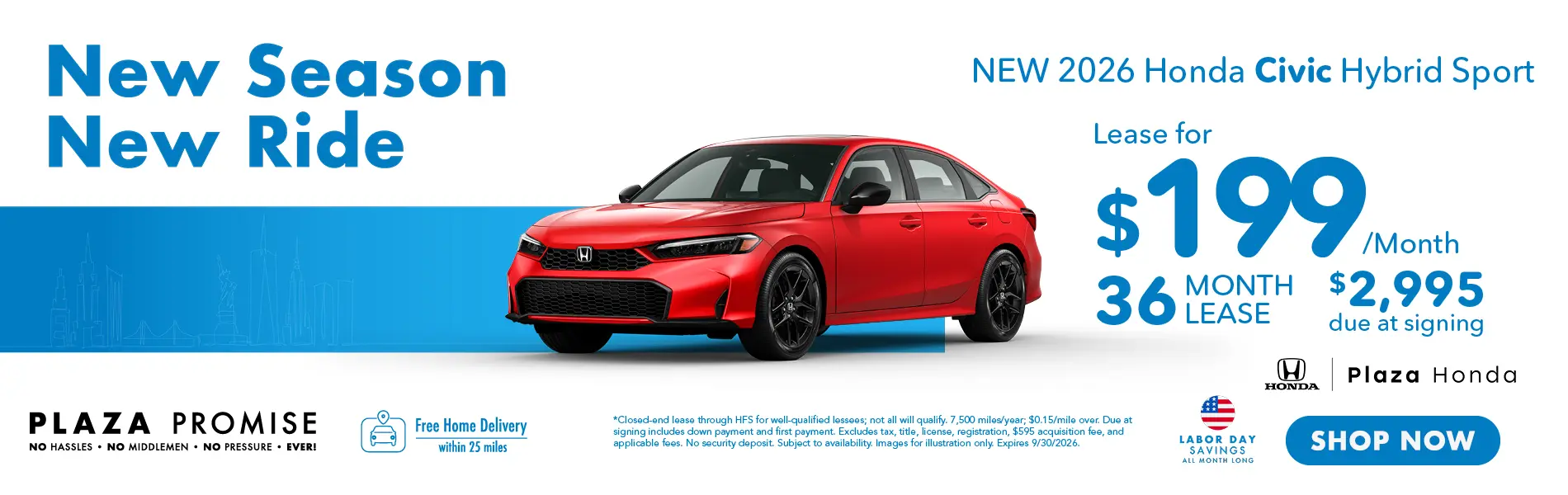2026 Honda Civic Hybrid Sport