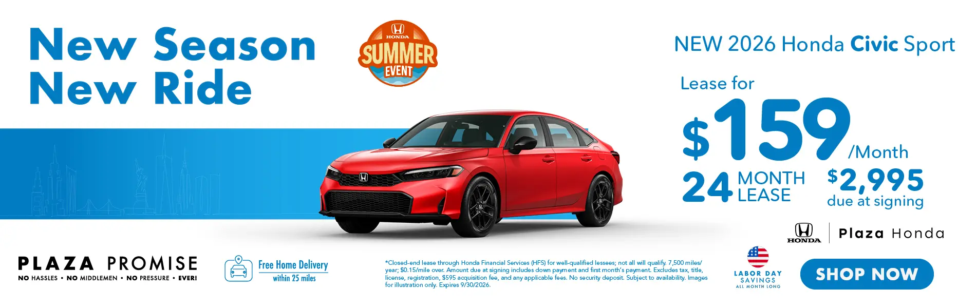 2026 Honda Civic Sport