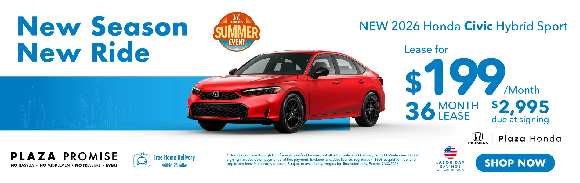 2026 Honda Civic Hybrid Sport