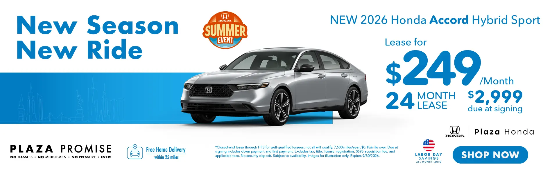 2026 Honda Accord Hybrid Sport