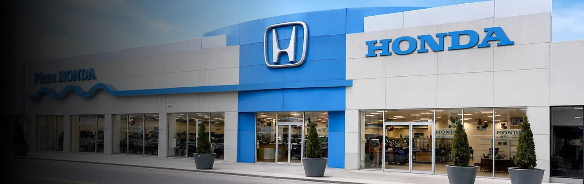 Plaza Honda dealership on Nostrand Avenue, part of Plaza Auto Mall in Brooklyn, New York