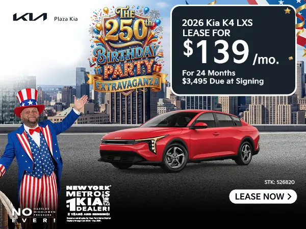 2026 Kia K4 LXS Lease