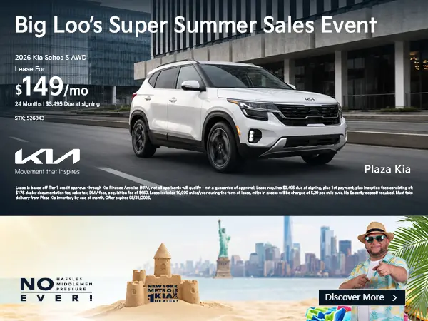 2026 Kia Seltos S AWD Lease - Aug 2026