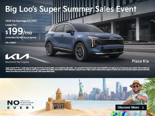 2026 Kia Sportage EX FWD Lease - Aug 2026