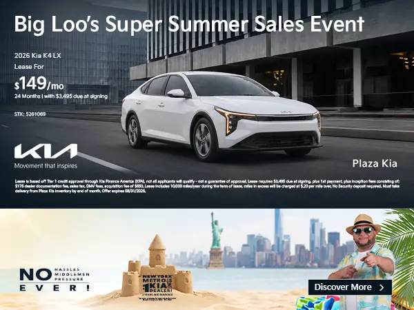 2026 Kia K4 LX Lease - Aug2026