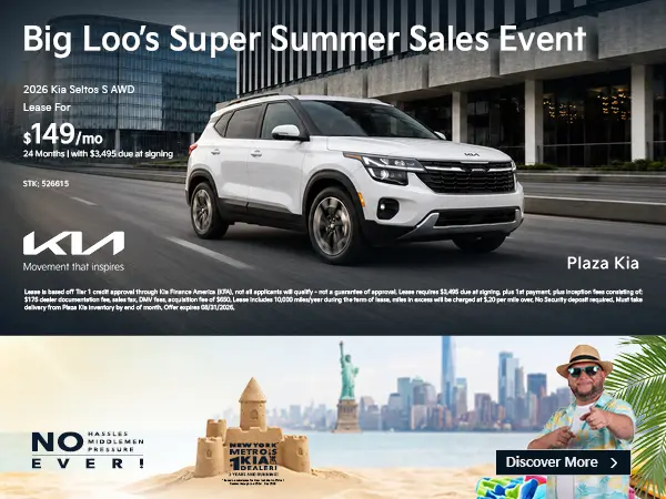 2026 Kia Seltos S AWD Lease - Aug 2026