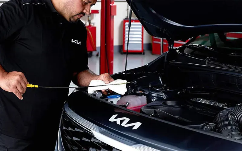 Kia service center at Plaza Kia in Brooklyn, NY