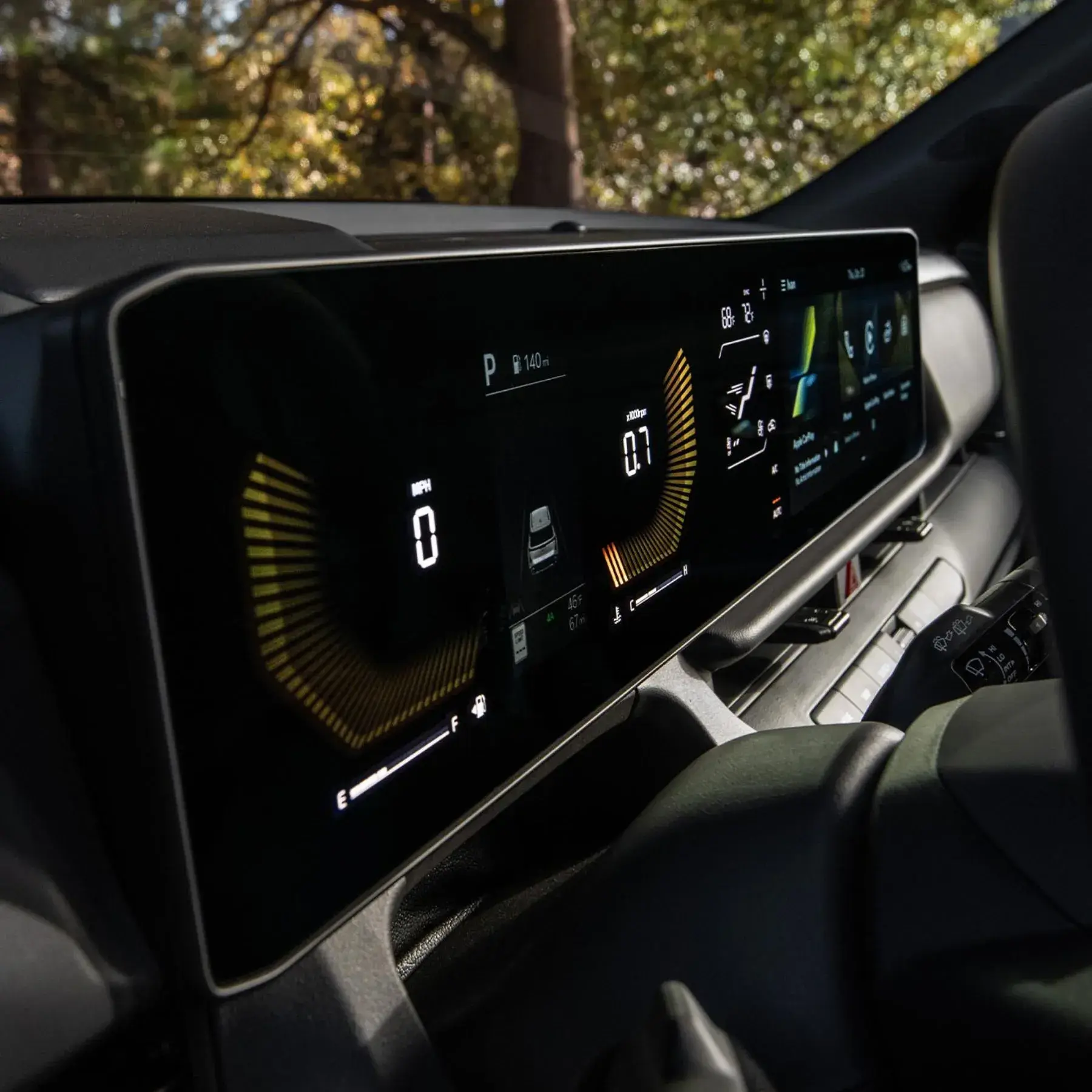 2027 Kia Seltos digital cockpit with 12.3-inch instrument display and 12.3-inch touchscreen