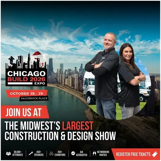 Join Chris and Naomi at Chicago Build 2026 Booth 801!
