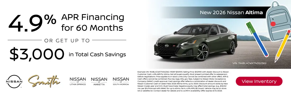 New 2026 Nissan Altima