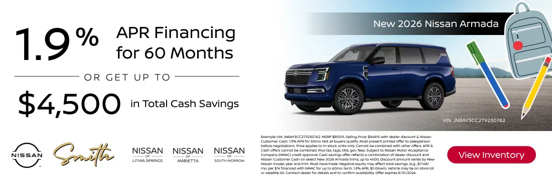 New 2026 Nissan Armada