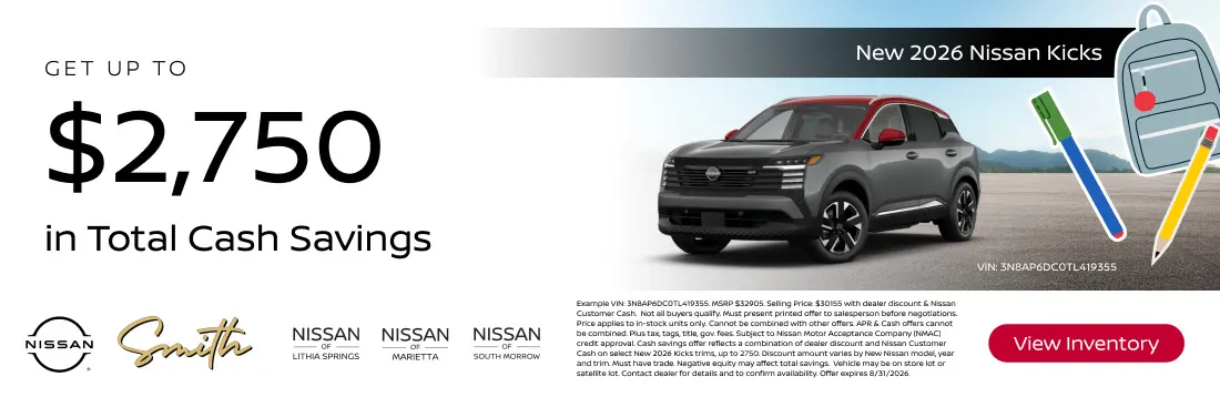 New 2026 Nissan Kicks