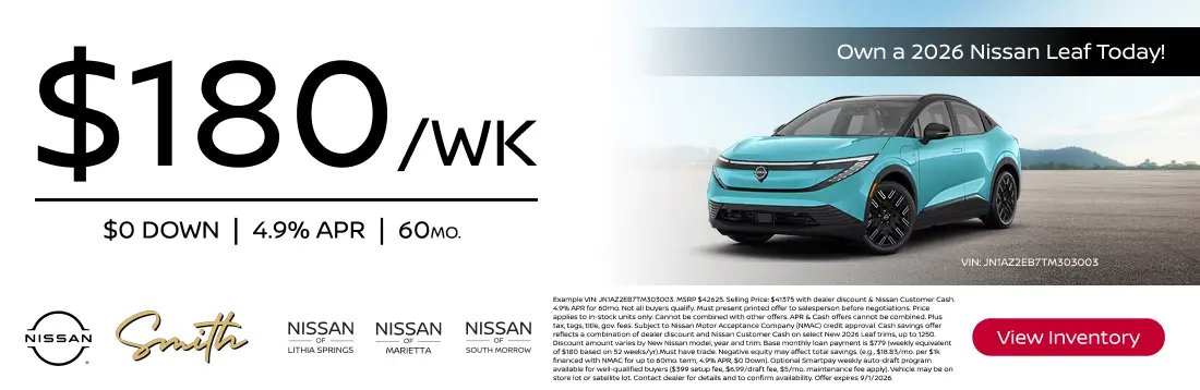 New 2026 Nissan Leaf