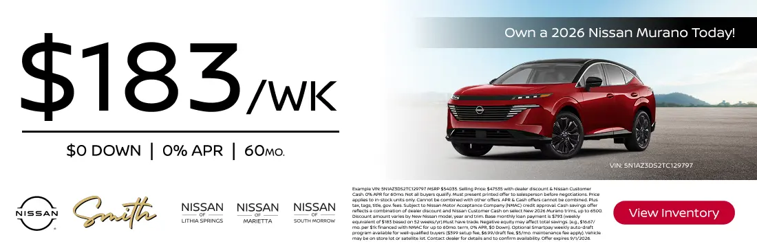New 2026 Nissan Murano