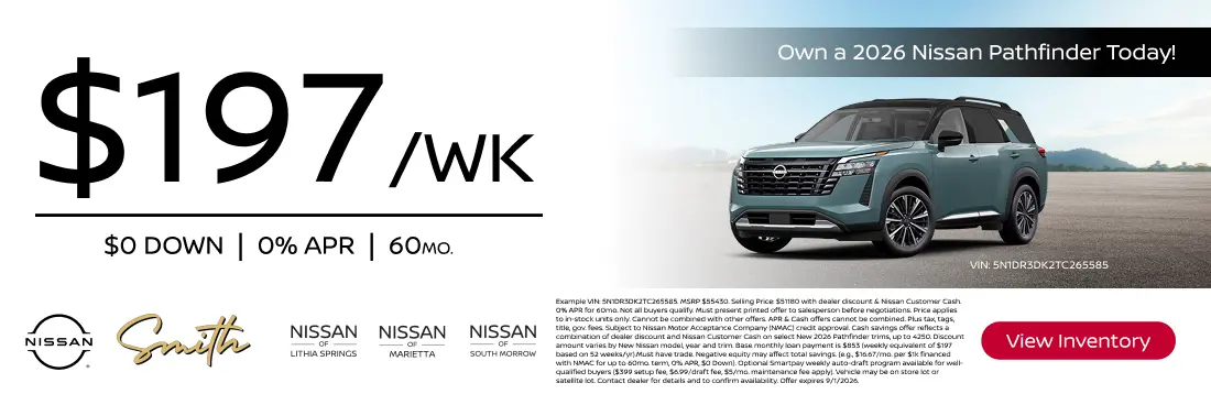 New 2026 Nissan Pathfinder