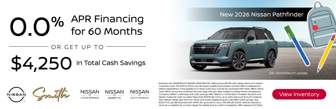 New 2026 Nissan Pathfinder