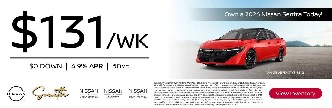 New 2026 Nissan Sentra