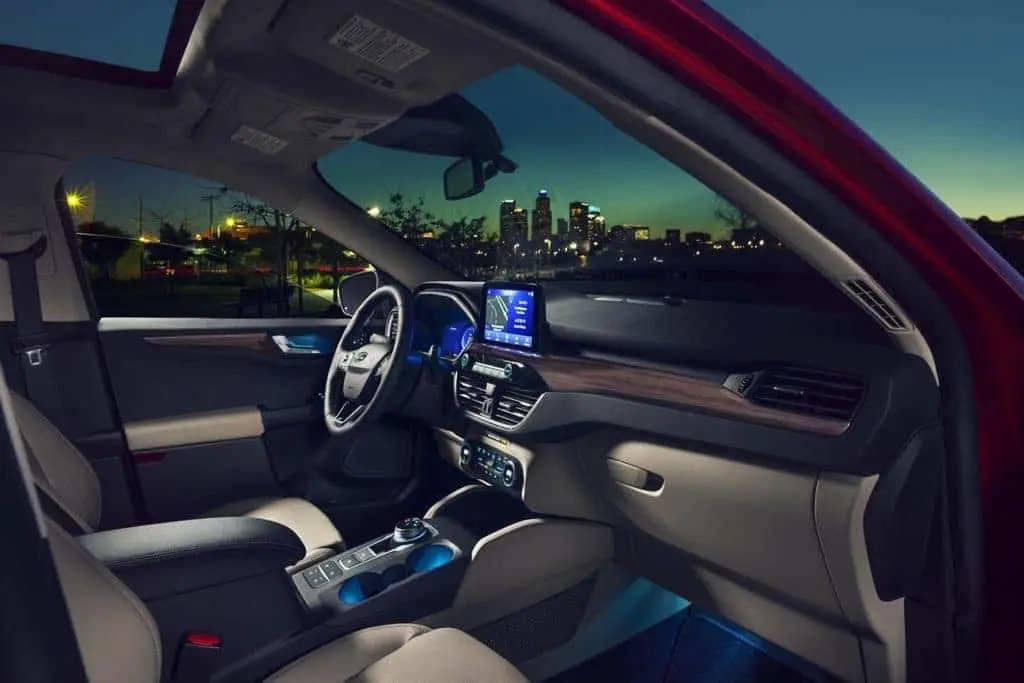 2020 ford escape interior