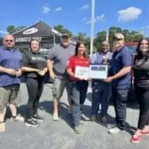 Step One Automotive Group presents their Local Hero Award to Fight the War Within