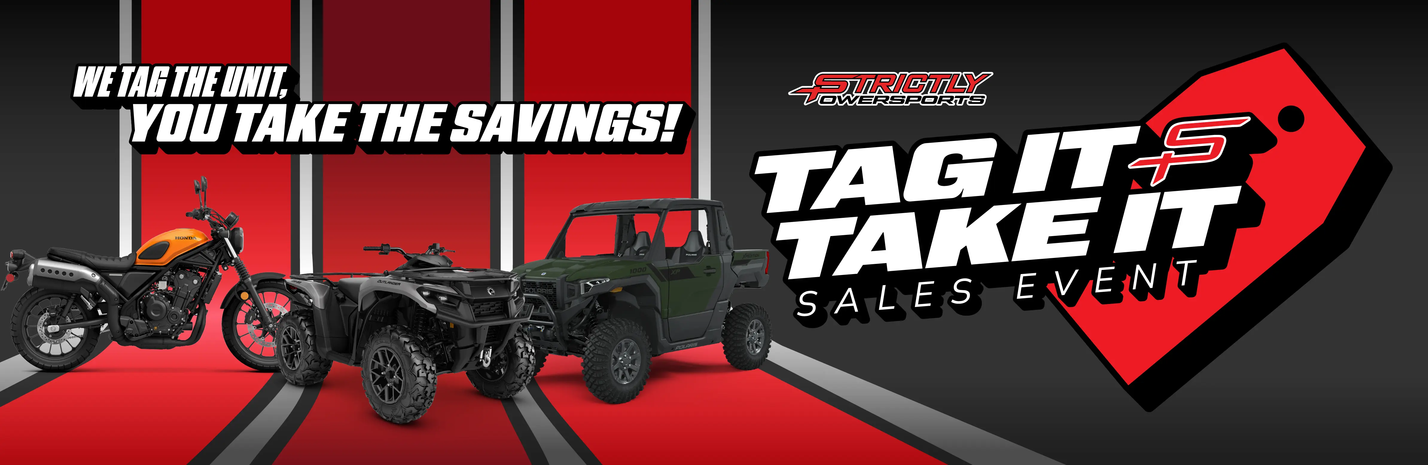 Tag It, Take It Sales Event