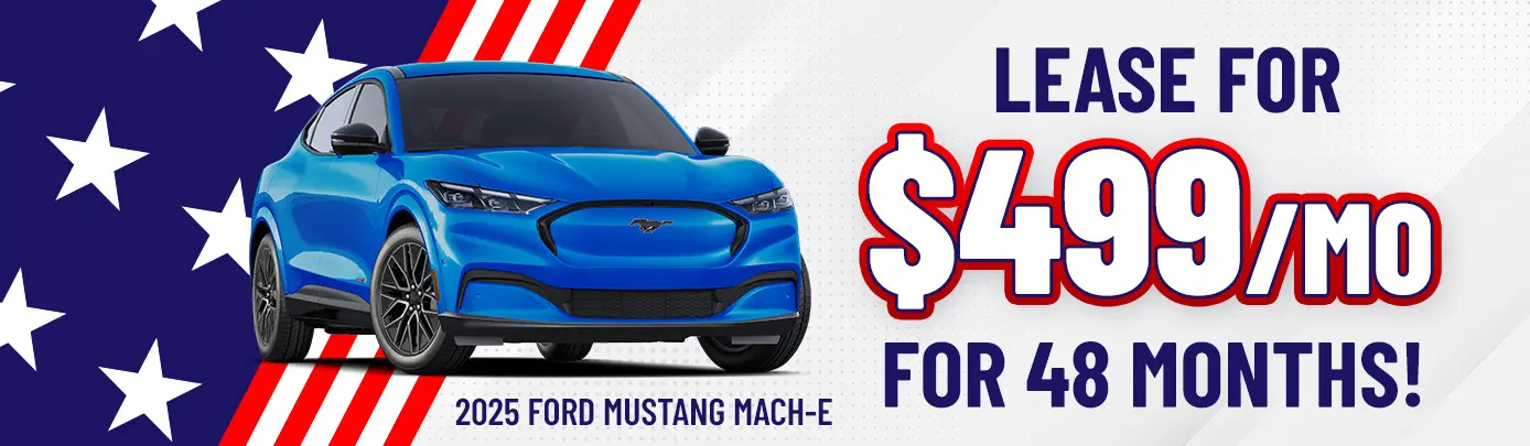 Lease a new Mustang Mach-E for only $499 a month!