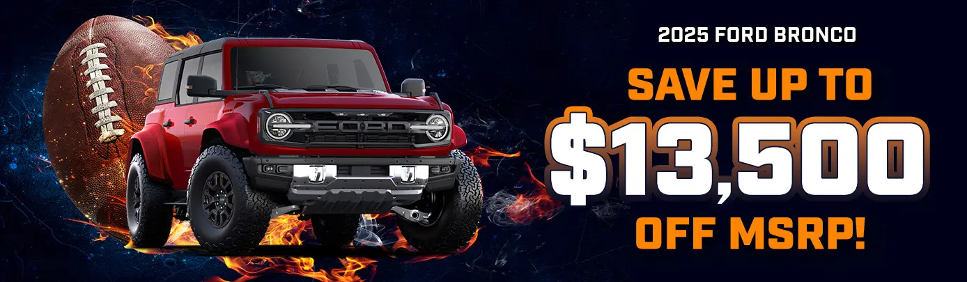 Save big on a new Ford Bronco near Kokomo, Indiana.