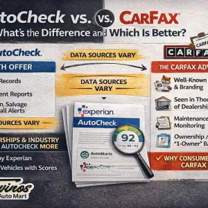 AutoCheck vs. CarFax — What's the Difference?