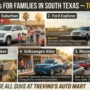 Used SUVs for Families in South Texas — Top 5 Picks
