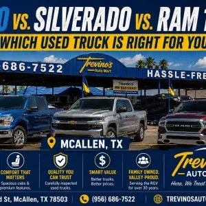 Ford F-150 vs. Chevrolet Silverado vs. Ram 1500: Which Used Truck Is Right for You in McAllen, TX?